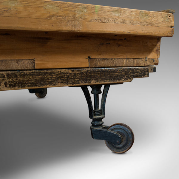 Designer Coffee Table, English, Pine, Glass, BBC, Money For Nothing, Sarah Moore