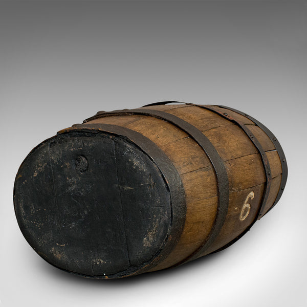 Antique Coopered Whiskey Barrel, English, Oak, Oval, Stick Stand, Victorian - London Fine Antiques