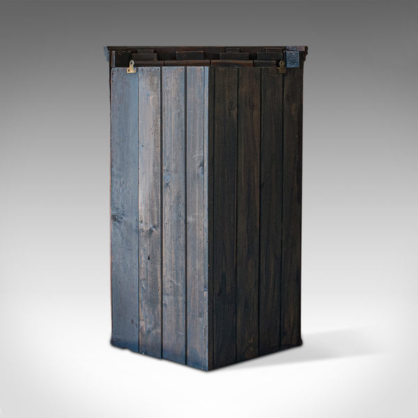 Antique Corner Cabinet, English, Oak, Mahogany, Georgian, Hanging Cupboard, 1800 - London Fine Antiques