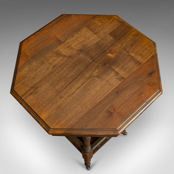 Antique Lamp Table, English, Walnut, Octagonal, Side, Games, Edwardian, C.1910 - London Fine Antiques