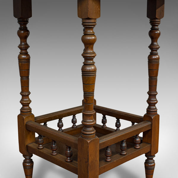 Antique Lamp Table, English, Walnut, Octagonal, Side, Games, Edwardian, C.1910 - London Fine Antiques