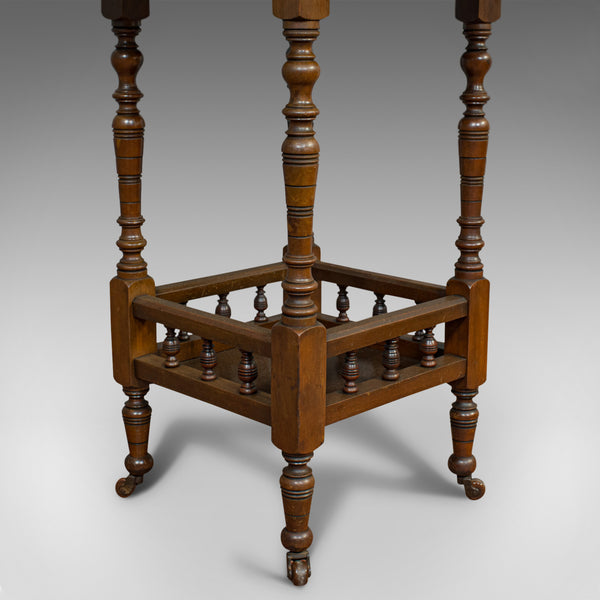 Antique Lamp Table, English, Walnut, Octagonal, Side, Games, Edwardian, C.1910 - London Fine Antiques