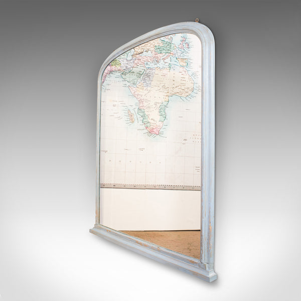 Large, Antique Overmantel Mirror, English, Living Room, Victorian, Circa 1900