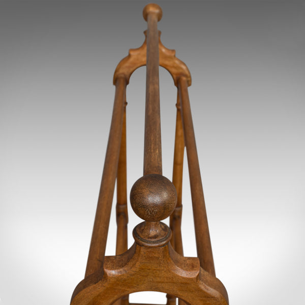 Large Antique Towel Rack, Mahogany, Clothes Horse, Dryer, Victorian, Circa 1880 - London Fine Antiques