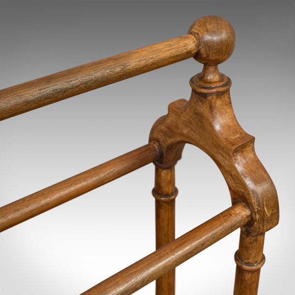 Large Antique Towel Rack, Mahogany, Clothes Horse, Dryer, Victorian, Circa 1880 - London Fine Antiques