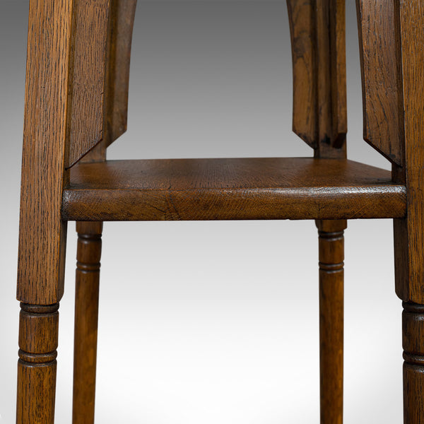 Antique Jardiniere, English, Oak, Plant Stand, Liberty-esque, Arts and Crafts