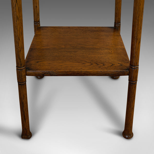 Antique Jardiniere, English, Oak, Plant Stand, Liberty-esque, Arts and Crafts