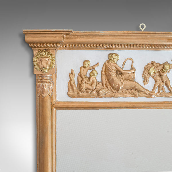 Antique Pier Mirror, English, Gilt Gesso, Classical Taste, Regency, Circa 1820