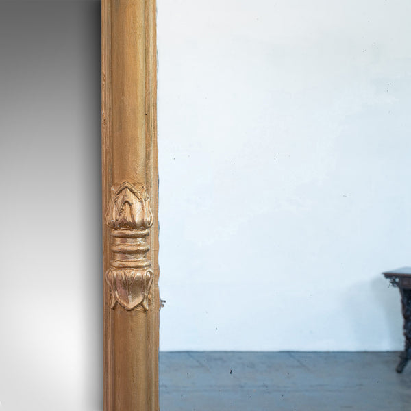 Antique Pier Mirror, English, Gilt Gesso, Classical Taste, Regency, Circa 1820