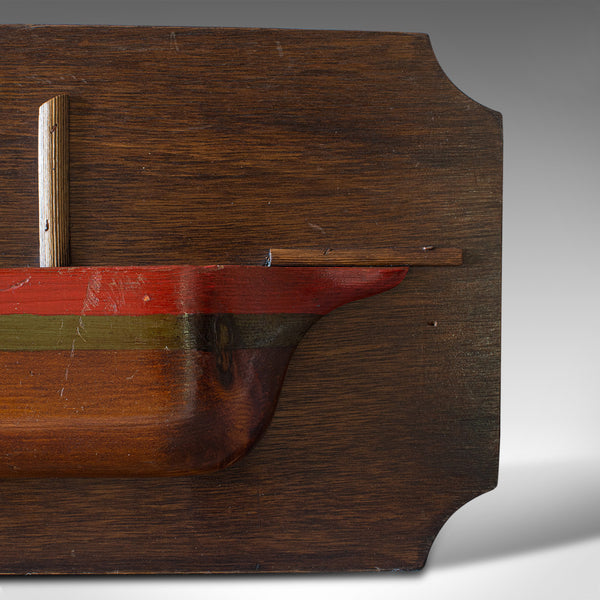 Vintage Maritime Half Hull, English, Pine, Decorative, Ship, Plaque, Circa 1930 - London Fine Antiques