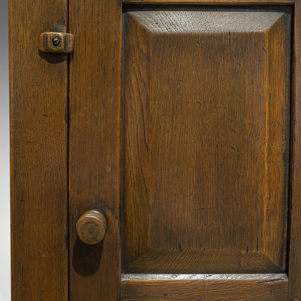 Antique Hall Cupboard, English, Ipswich Oak, Wardrobe, Reception, Cloak, 1910 - London Fine Antiques