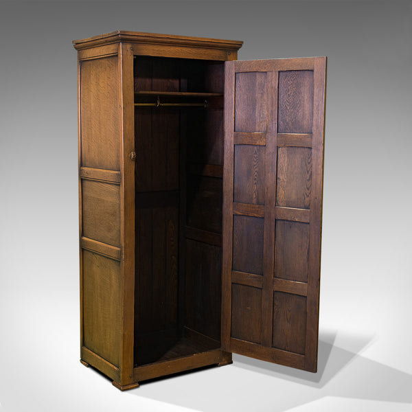 Antique Hall Cupboard, English, Ipswich Oak, Wardrobe, Reception, Cloak, 1910 - London Fine Antiques