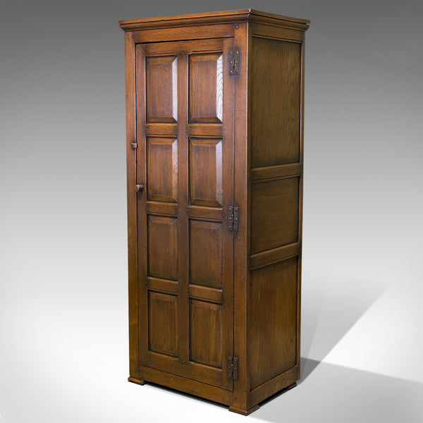Antique Hall Cupboard, English, Ipswich Oak, Wardrobe, Reception, Cloak, 1910 - London Fine Antiques