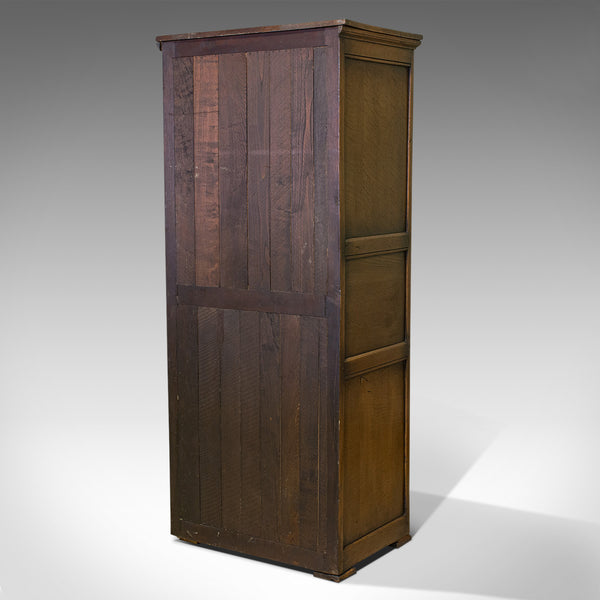 Antique Hall Cupboard, English, Ipswich Oak, Wardrobe, Reception, Cloak, 1910 - London Fine Antiques