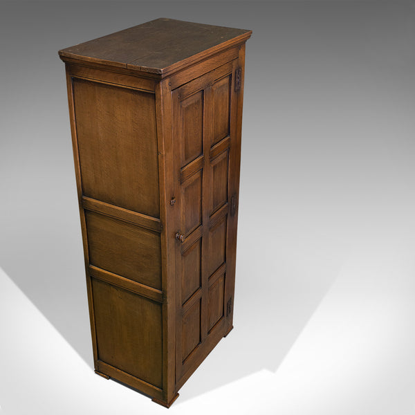 Antique Hall Cupboard, English, Ipswich Oak, Wardrobe, Reception, Cloak, 1910 - London Fine Antiques