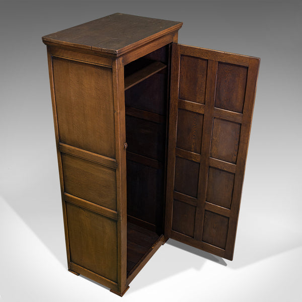 Antique Hall Cupboard, English, Ipswich Oak, Wardrobe, Reception, Cloak, 1910 - London Fine Antiques