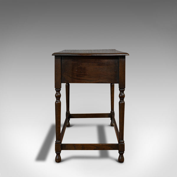 Antique Dresser Base, English, Oak, Side, Hall, Table, Edwardian, Circa 1910