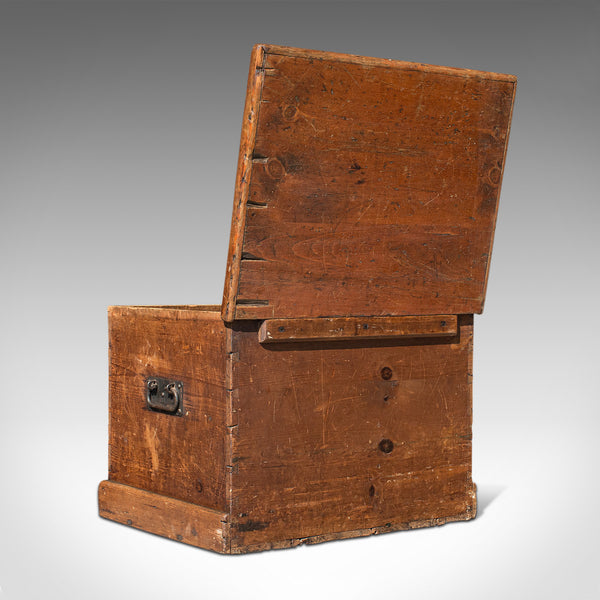 Antique Carriage Chest, English, Blanket Trunk, 19th Century, Circa 1850 - London Fine Antiques