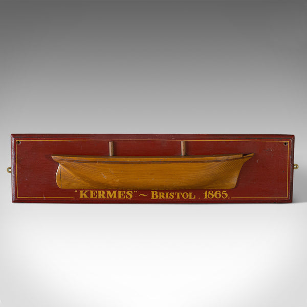 Antique Half Hull, English, Pine, Decorative, Nautical, Ship, Model, Victorian - London Fine Antiques