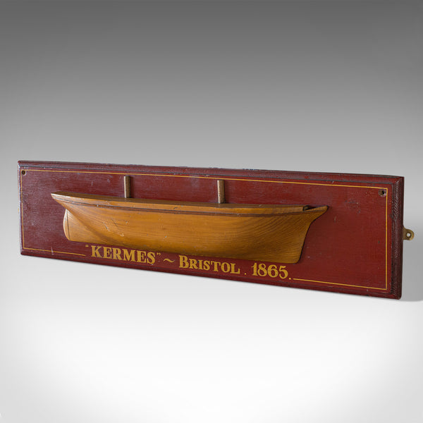Antique Half Hull, English, Pine, Decorative, Nautical, Ship, Model, Victorian - London Fine Antiques