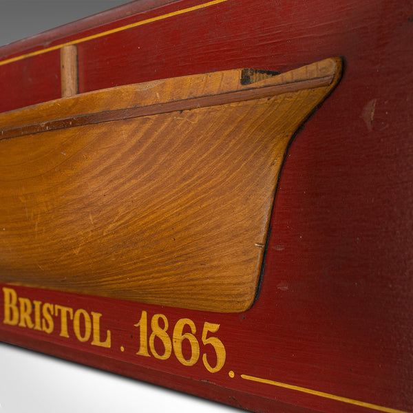 Antique Half Hull, English, Pine, Decorative, Nautical, Ship, Model, Victorian - London Fine Antiques