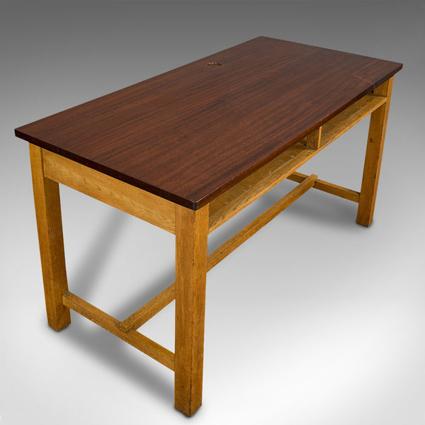 Vintage Lab Table, English, Teak, Oak, Kitchen, Dining, J&J Siddons, Circa 1960