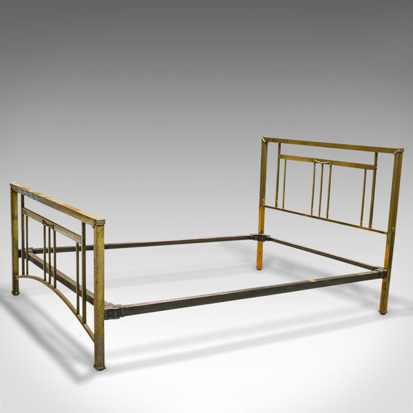 Antique Bed Frame, English, Brass, Iron, Double Bedstead, Victorian, Circa 1880 - London Fine Antiques