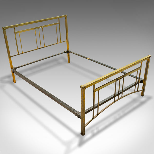 Antique Bed Frame, English, Brass, Iron, Double Bedstead, Victorian, Circa 1880 - London Fine Antiques