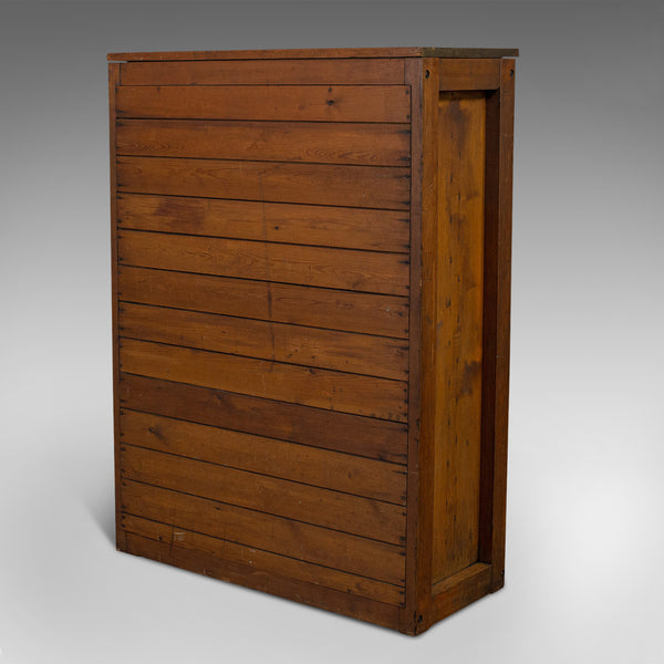 Large Antique Printer's Cabinet, English, Rare, Industrial, Specimen, Art, Vault - London Fine Antiques