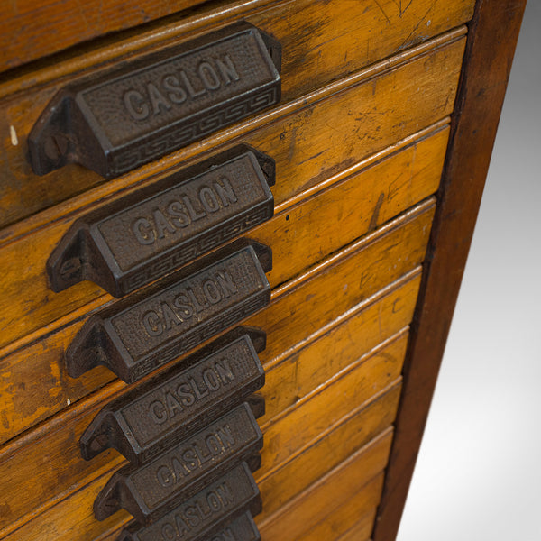 Large Antique Printer's Cabinet, English, Rare, Industrial, Specimen, Art, Vault - London Fine Antiques