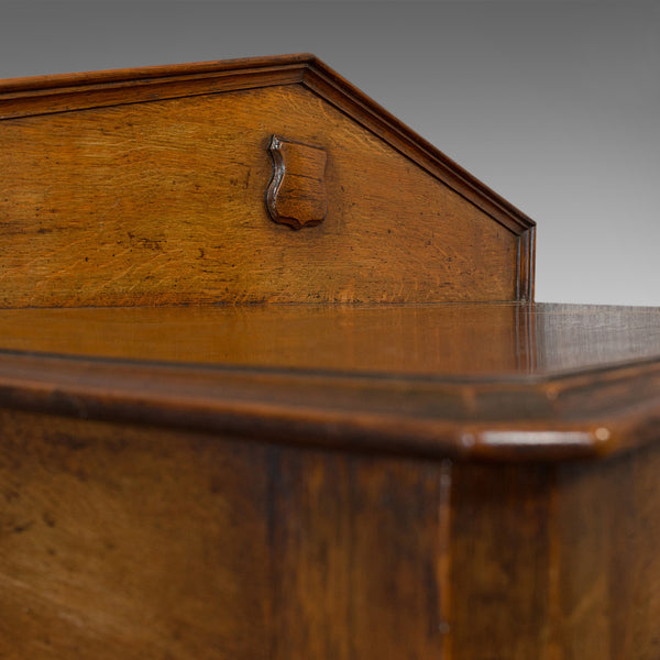 Antique Hall Table, Scottish, Oak, Victorian Gothic, Side, Dresser, Circa 1860