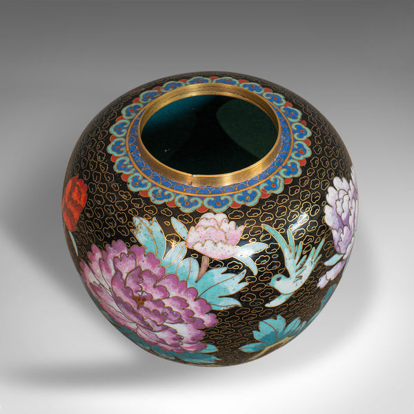 Antique Ginger Jar, Oriental, Cloisonne, Decorative, Spice Urn, Victorian, 1900 - London Fine Antiques