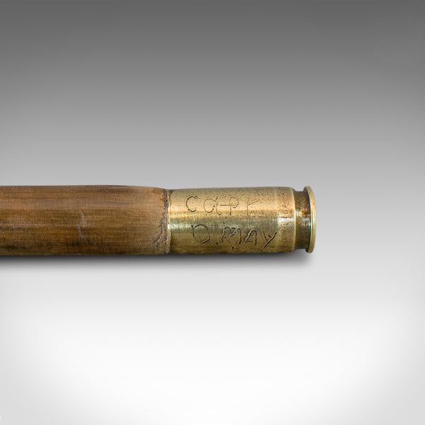 Vintage Military Swagger Stick, English, Apple Wood, Captain's Baton, Ordnance - London Fine Antiques