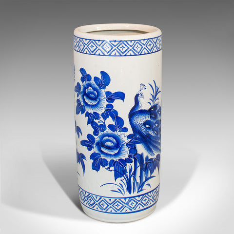 Vintage Stick Stand, English, Ceramic, Umbrella, Hall, 20th Century, Circa 1980