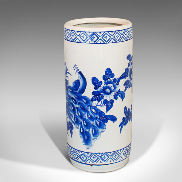 Vintage Stick Stand, English, Ceramic, Umbrella, Hall, 20th Century, Circa 1980