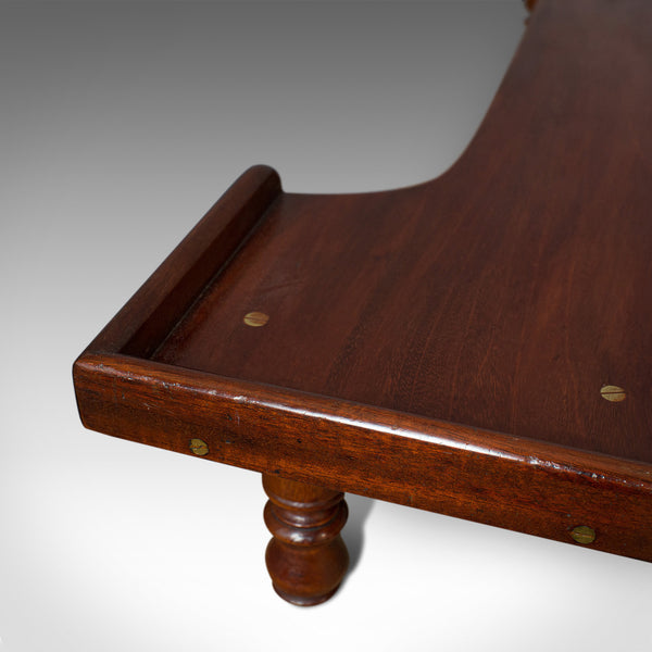 Antique Lap Tray, English, Mahogany, Bedtime, Breakfast, Table, Victorian, 1860