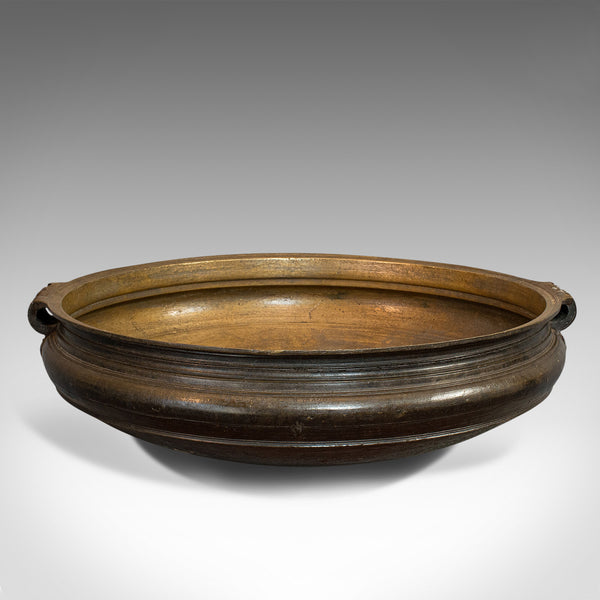 Antique Victorian Urli, Indian, Bronze, Temple Bowl, 19th Century, Circa 1850