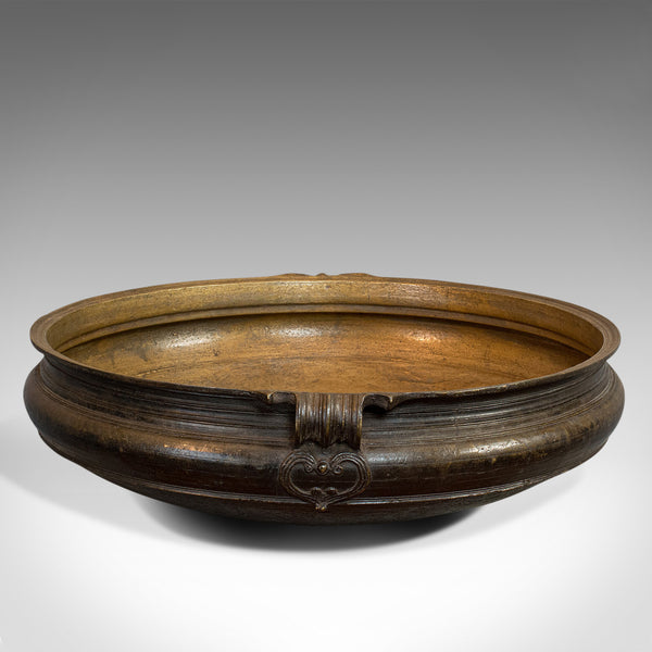 Antique Victorian Urli, Indian, Bronze, Temple Bowl, 19th Century, Circa 1850