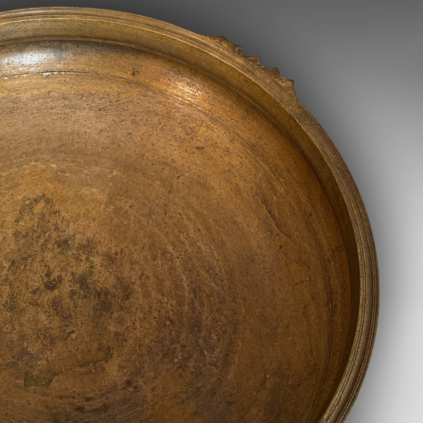 Antique Victorian Urli, Indian, Bronze, Temple Bowl, 19th Century, Circa 1850