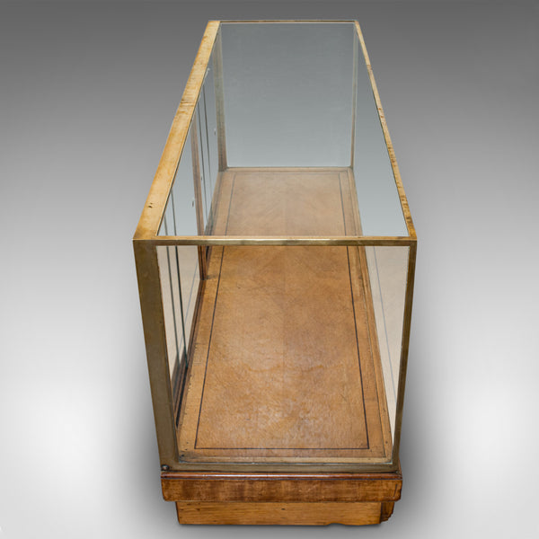 Antique Glass Shopfitting Cabinet, English, Bronze, Retail, Display, Victorian