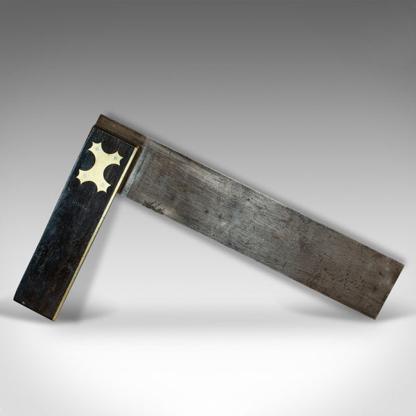 Large Antique Shipwright's Set Square, English, Rosewood, Tool, Victorian, 1880