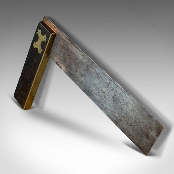 Large Antique Shipwright's Set Square, English, Rosewood, Tool, Victorian, 1880
