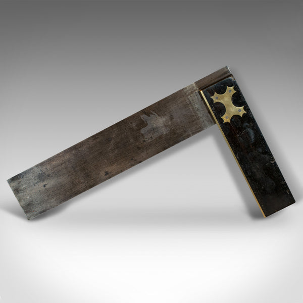 Large Antique Shipwright's Set Square, English, Rosewood, Tool, Victorian, 1880
