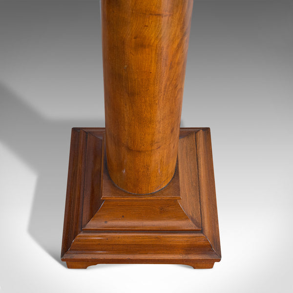 Tall Antique Display Pedestal, English, Mahogany, Torchere, Plant Stand, Regency