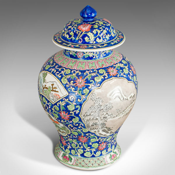 Large Vintage Decorative Urn, Chinese, Spice, Ginger, Jar, Art Deco, Circa 1940