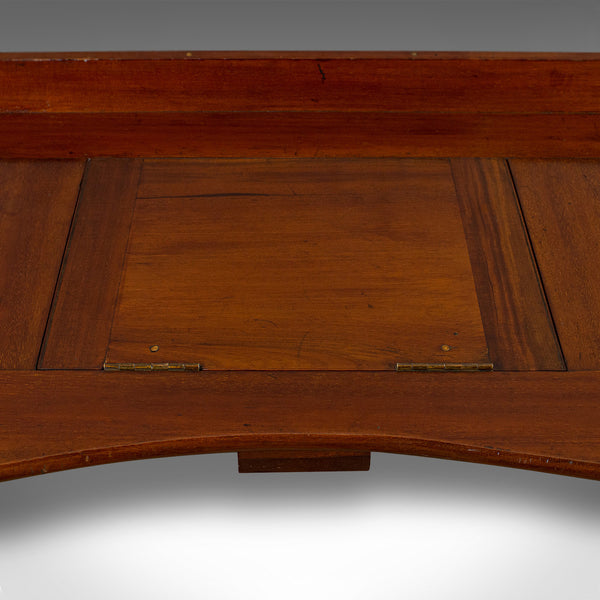 Antique Tray Table, Mahogany, Folding, Reading, Book Rest, Victorian, Circa 1870
