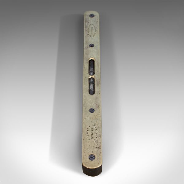 Vintage Spirit Level, English, Rosewood, Brass, Instrument, Rabone, Circa 1950