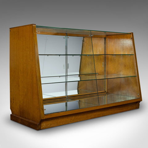 Vintage Retail Display Cabinet, Haberdashery, Shop, Showcase, Art Deco, C.1930