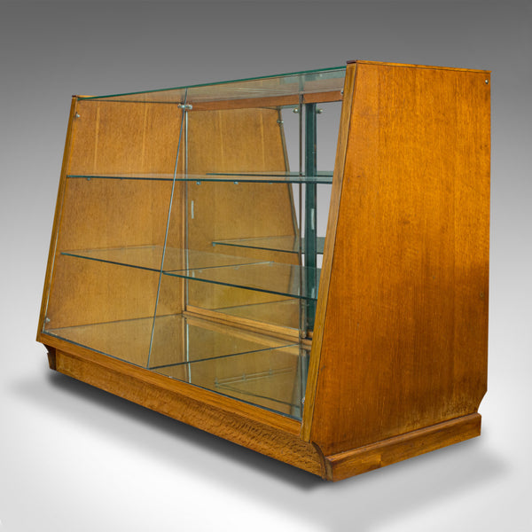 Vintage Retail Display Cabinet, Haberdashery, Shop, Showcase, Art Deco, C.1930