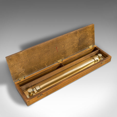 Vintage Rolling Rule, English, Brass, Scientific Instrument, Navigation, C.1950